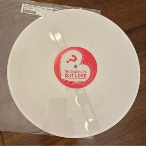 White The Teachers Vinyl Record with Red Label